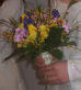 Spring flower bridesmaid bouquet